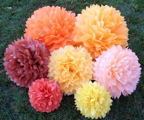 paper pom decorations|large paper pom pom decorations.